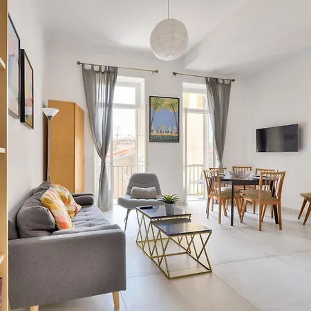 Apartment Et Soleil - Carre D'or - 4 Pieces - Centre - Plages A 300 M Nizza